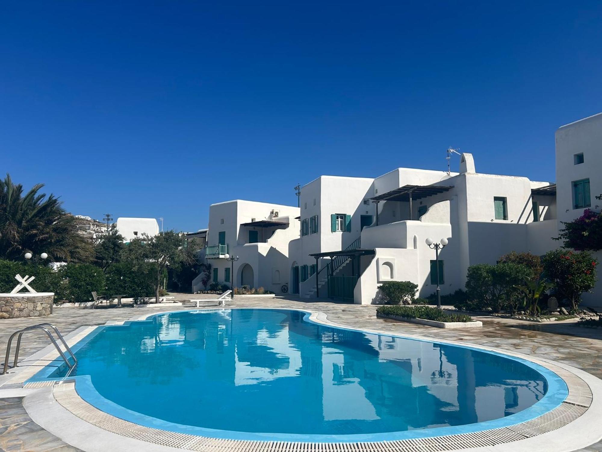 Luxury House With Swimming Pool In Ornos Mykonos Villa Exterior photo